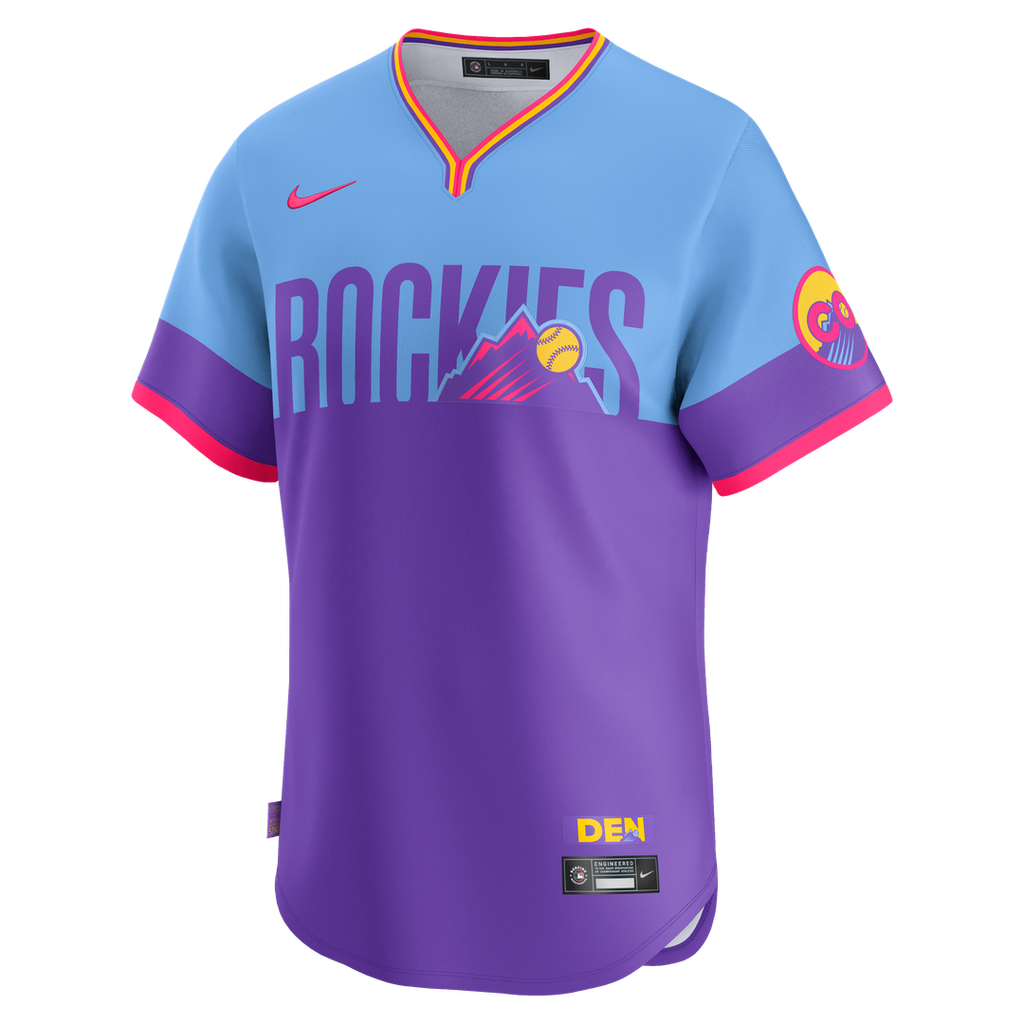 Colorado Rockies 2025 City Connect Limited Jersey | Purple/Light Blue