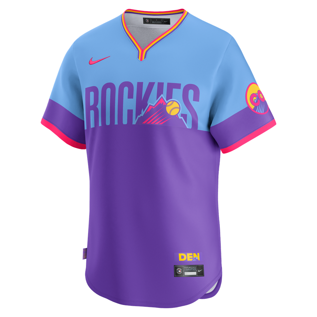 Colorado Rockies 2025 City Connect Limited Jersey | Purple/Light Blue