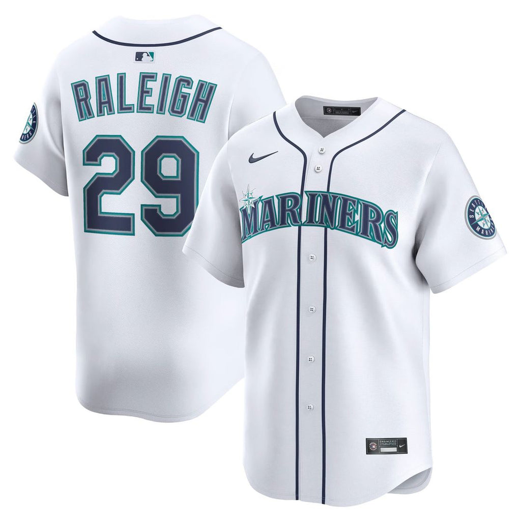 Seattle Mariners Cal Raleigh Home Limited Jersey | White