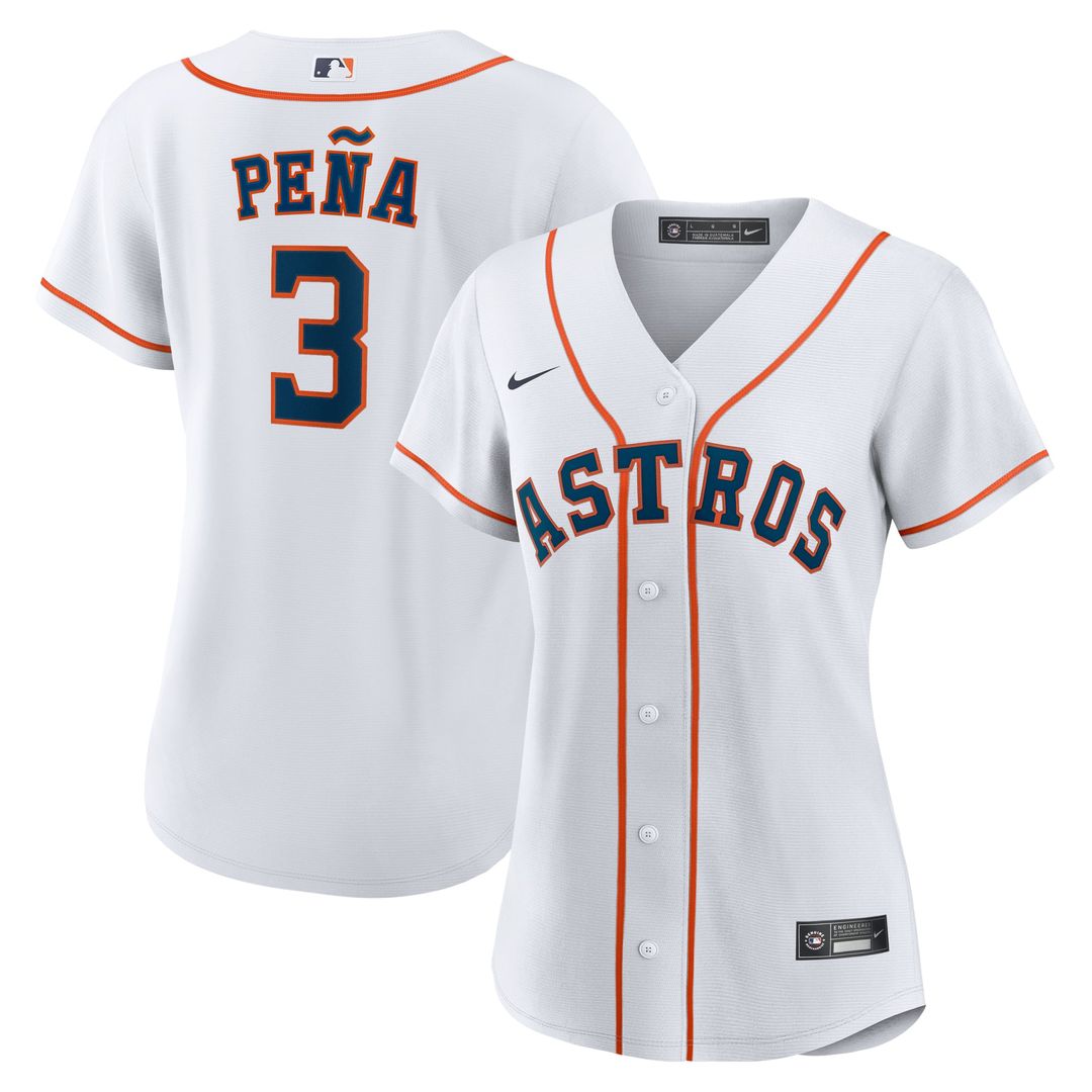 Houston Astros Jeremy Peña Women's Home Replica Jersey | White