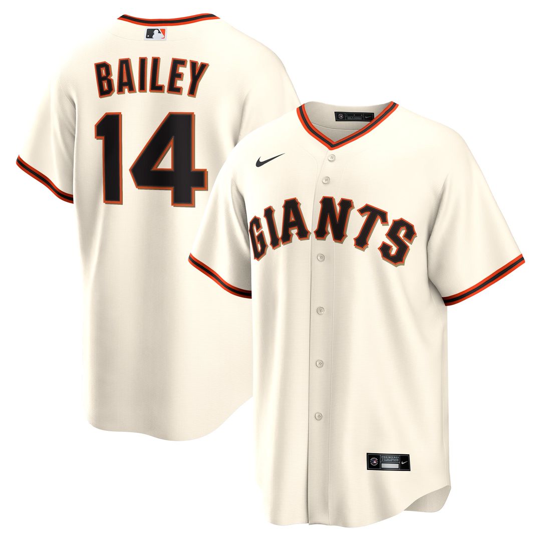 San Francisco Giants Patrick Bailey Home Replica Jersey | Cream