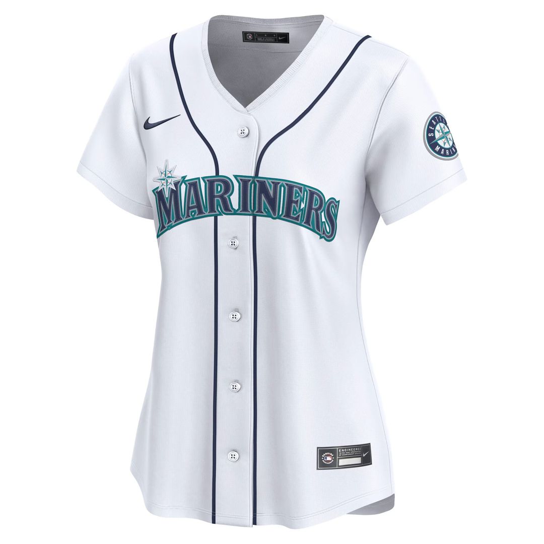 Seattle Mariners Cal Raleigh Women's Home Limited Jersey | White