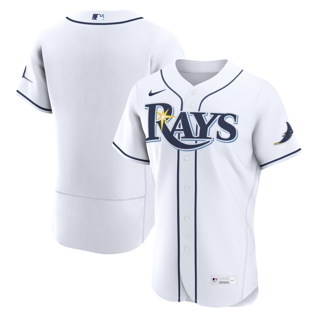 Tampa Bay Rays Home Authentic Jersey | White