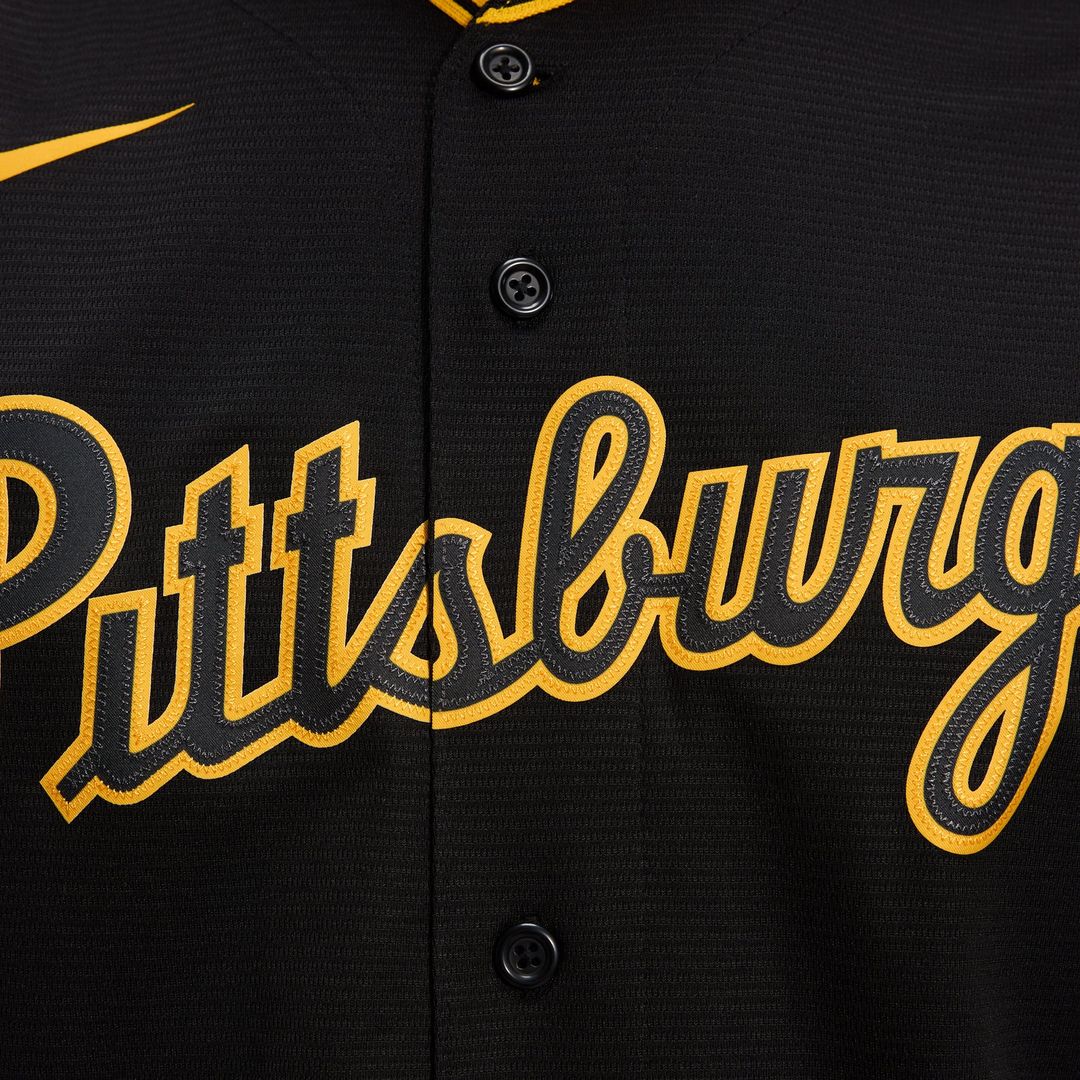 Pittsburgh Pirates Alternate Replica Team Jersey | Black