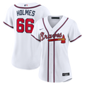 Atlanta Braves Grant Holmes Women's Home Replica Jersey | White