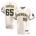Milwaukee Brewers Nestor Cortes Home Limited Jersey | Cream