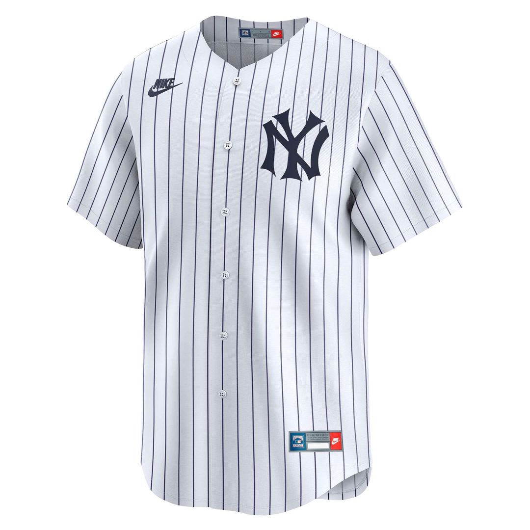 New York Yankees Mickey Mantle Throwback Cooperstown Limited Jersey | White