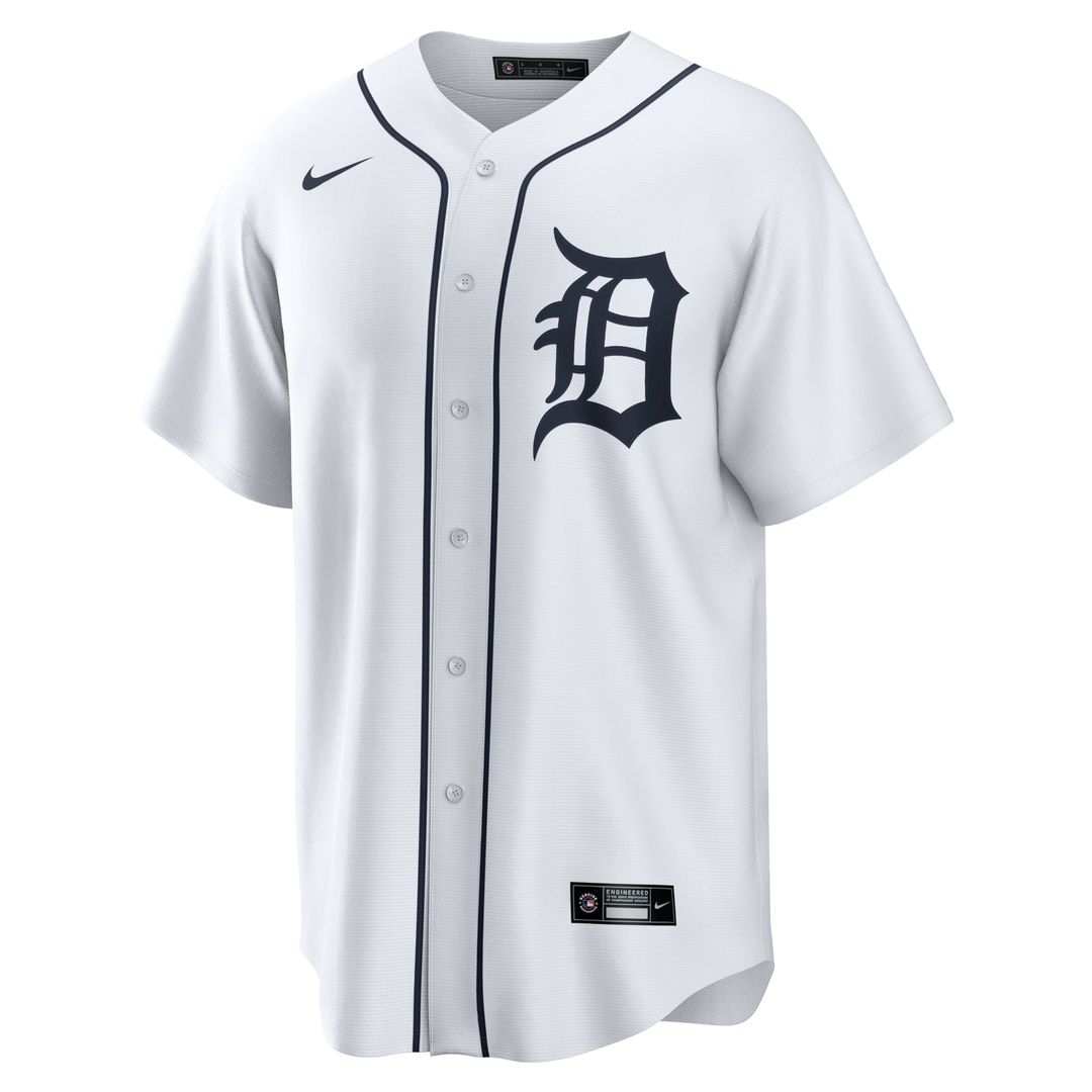 Detroit Tigers Home Replica Team Jersey | White