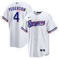 Texas Rangers Joc Pederson Home Replica Jersey | White