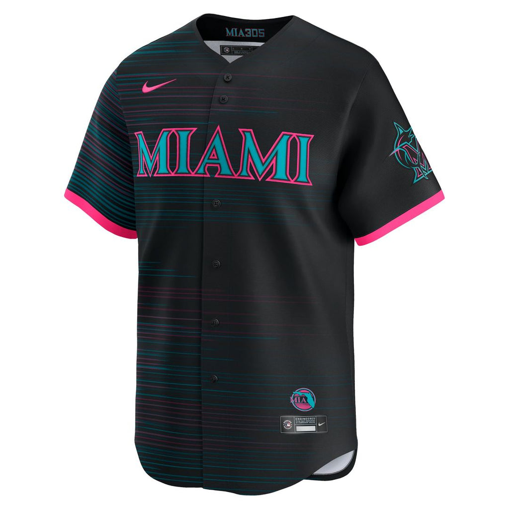 Miami Marlins 2025 City Connect Limited Jersey | Black