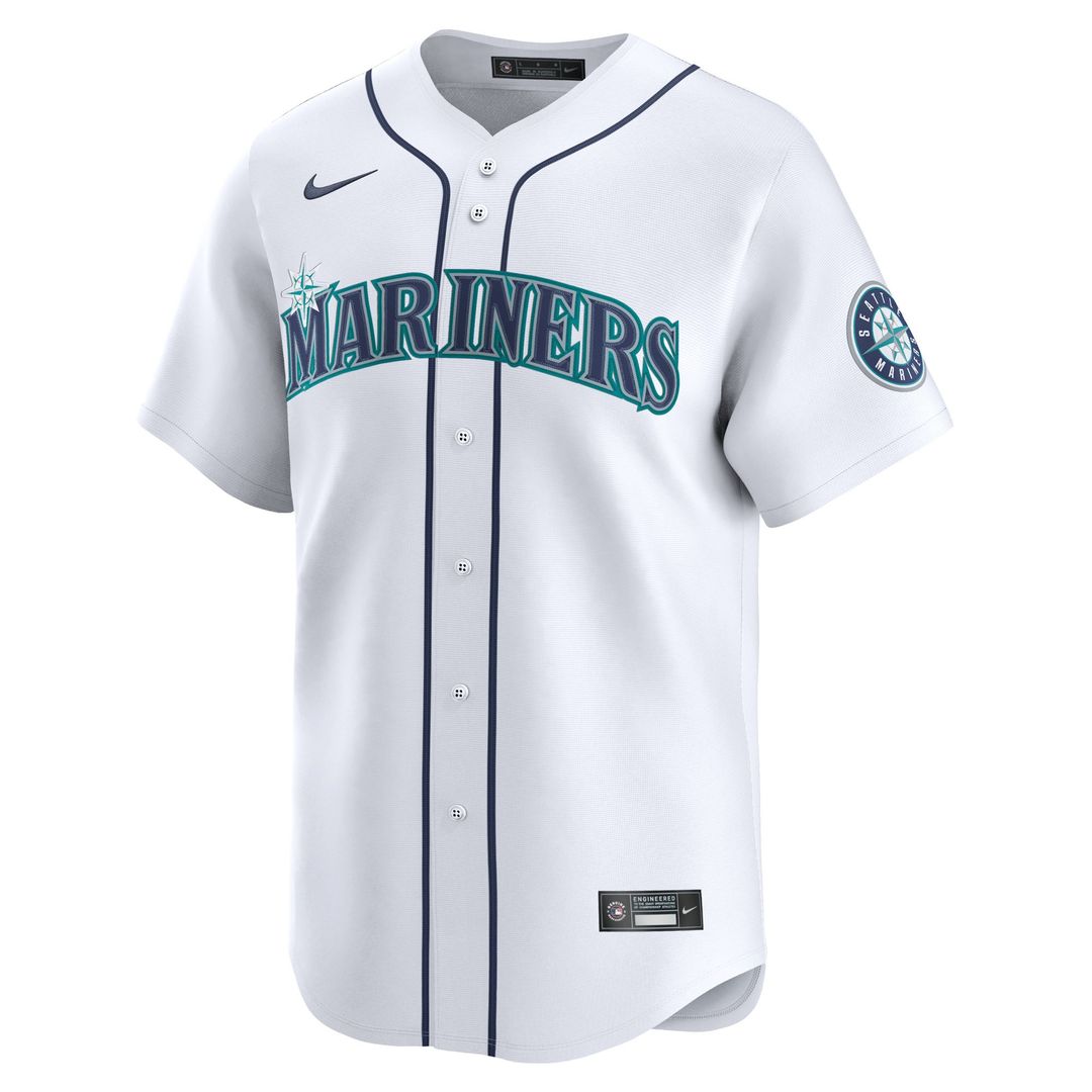 Seattle Mariners Cal Raleigh Home Limited Jersey | White