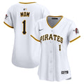 Pittsburgh Pirates Women's #1 Mom Home Limited Jersey | White