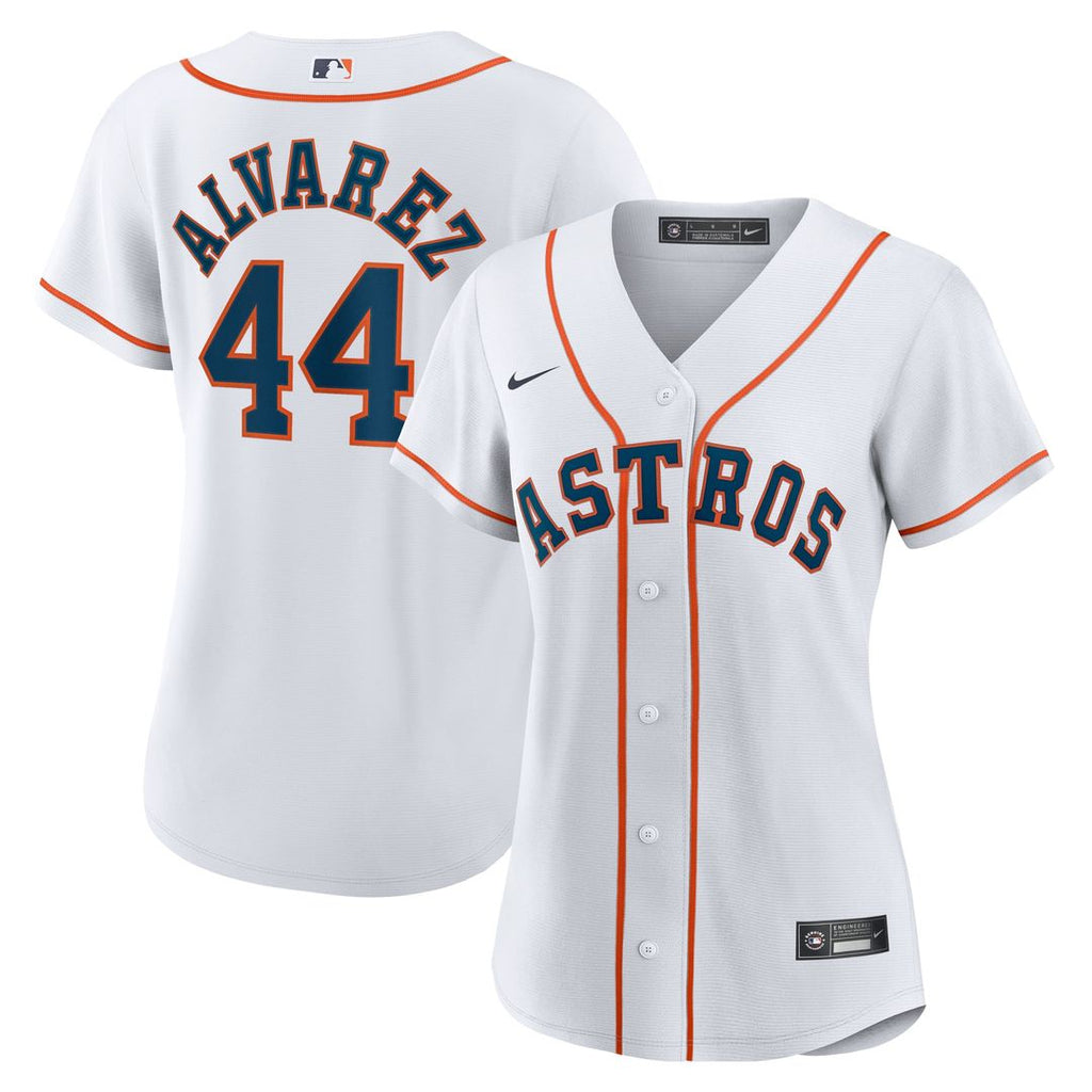 Houston Astros Yordan Alvarez Women's Home Replica Jersey | White