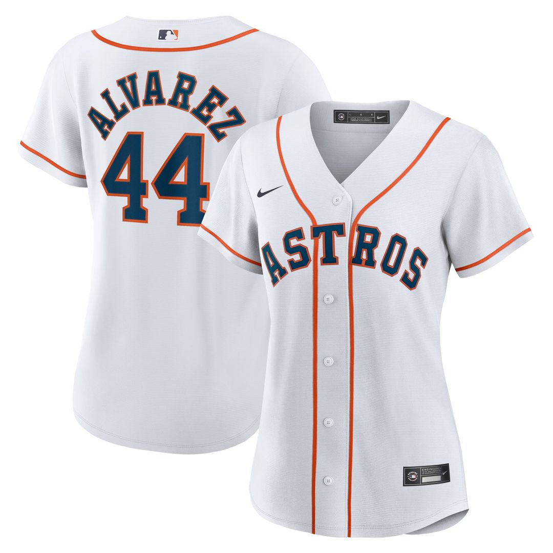Houston Astros Yordan Alvarez Women's Home Replica Jersey | White