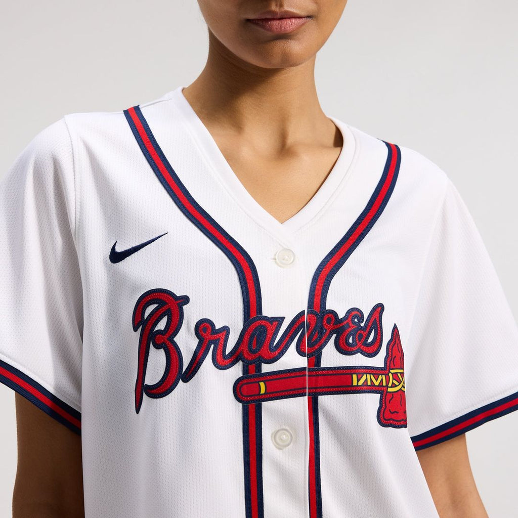 Atlanta Braves Women's Home Limited Jersey | White