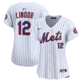 New York Mets Francisco Lindor Women's Home Limited Jersey | White