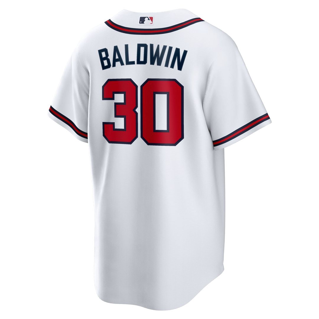 Atlanta Braves Drake Baldwin Home Replica Jersey | White