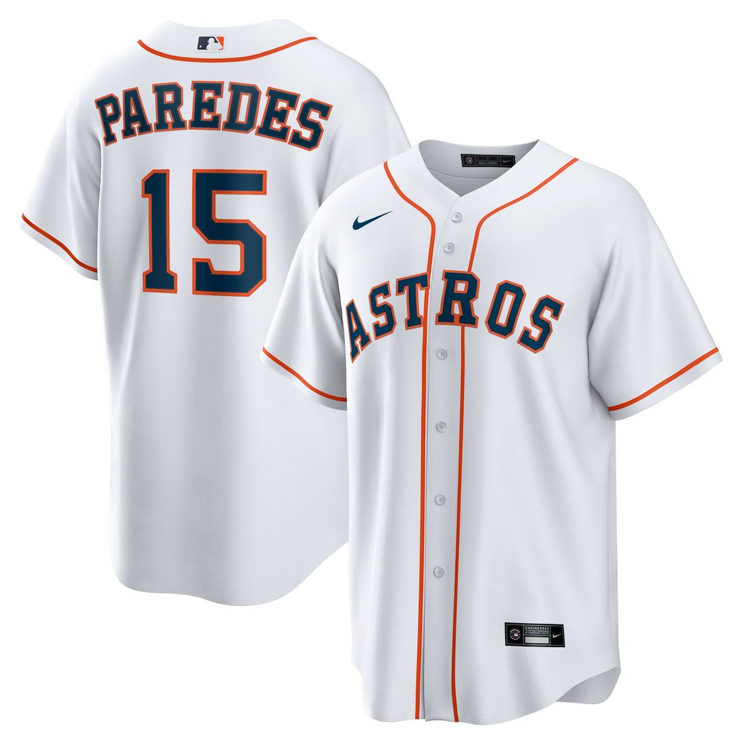 Houston Astros Isaac Paredes Home Replica Jersey | White