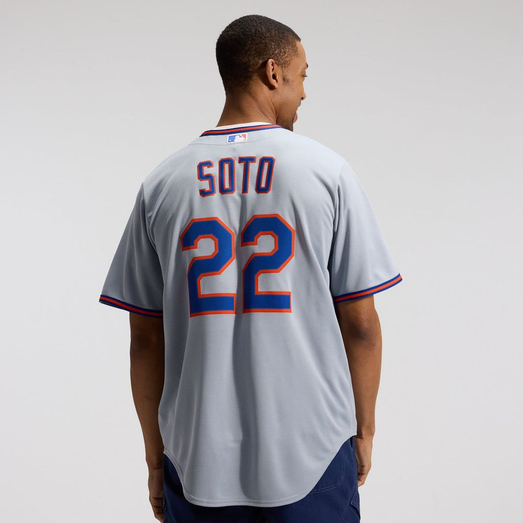 New York Mets Juan Soto Road Replica Jersey | Gray
