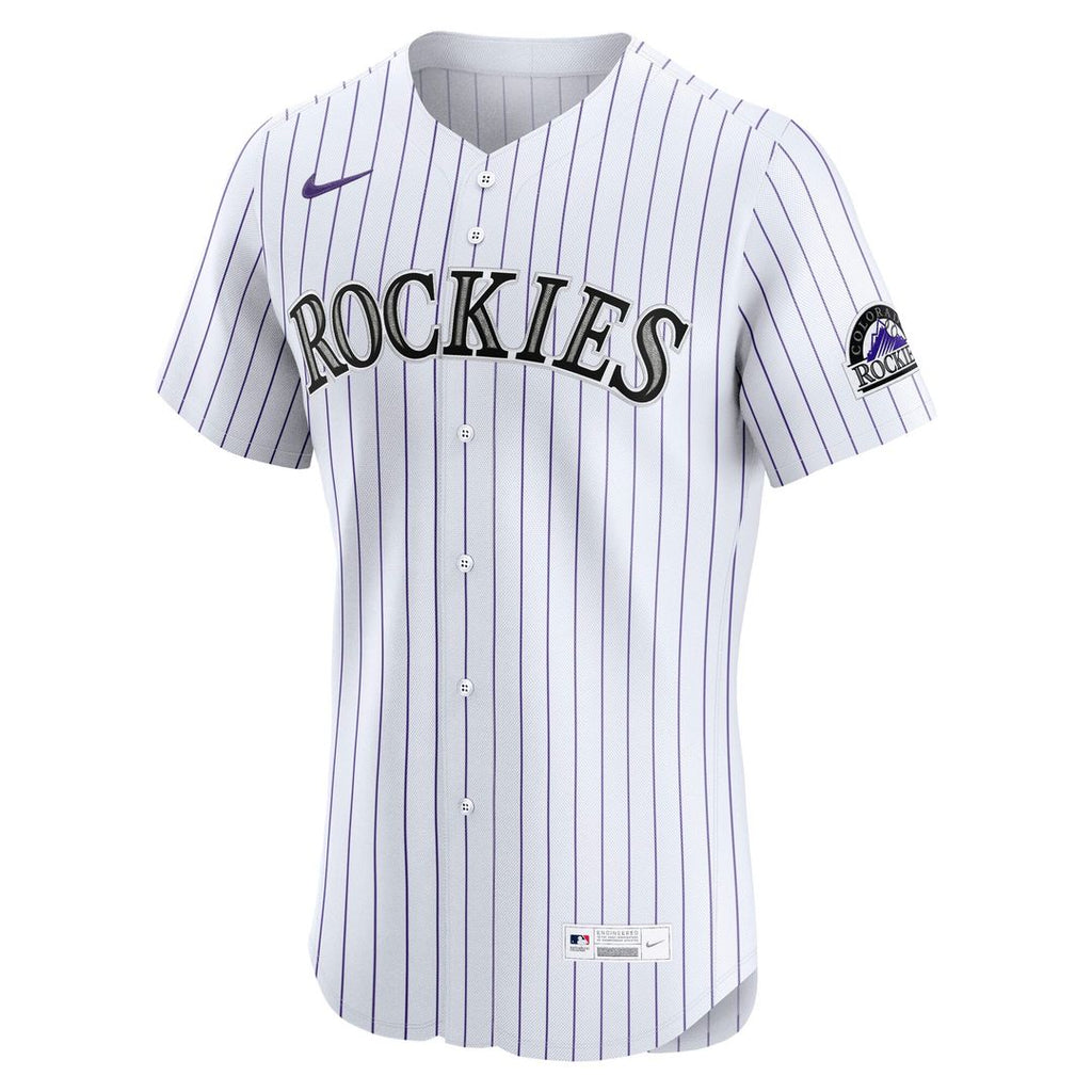Colorado Rockies Home Elite Jersey | White