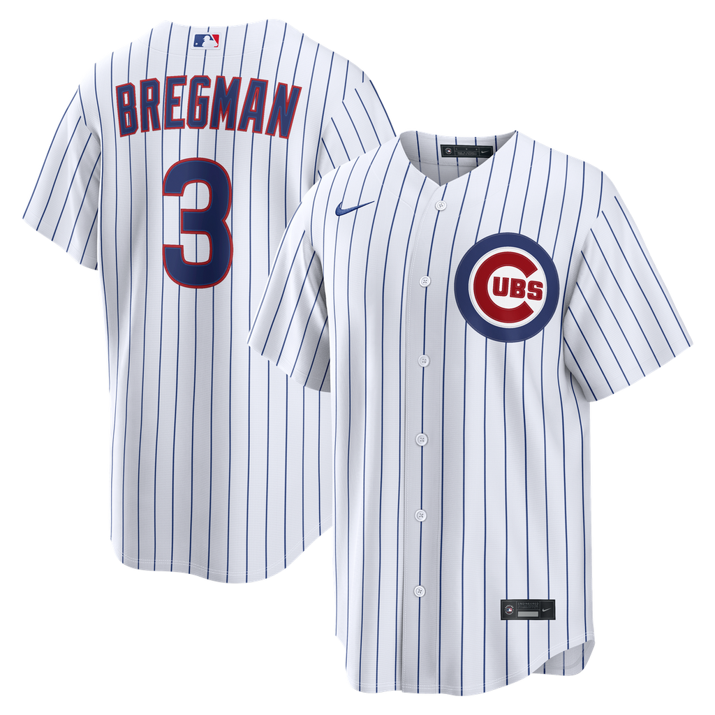 Chicago Cubs Alex Bregman Home Replica Jersey | White