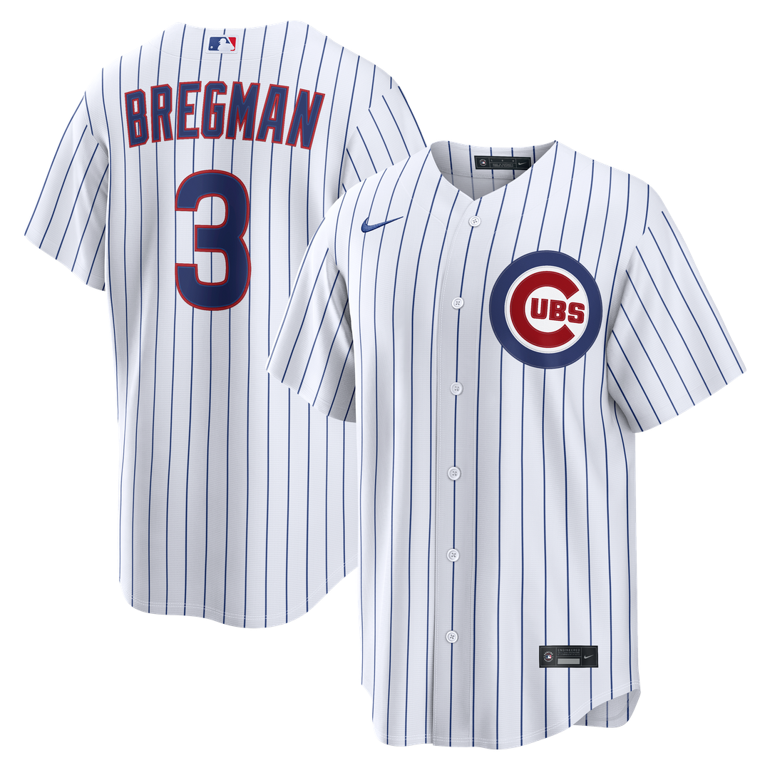 Chicago Cubs Alex Bregman Home Replica Jersey | White