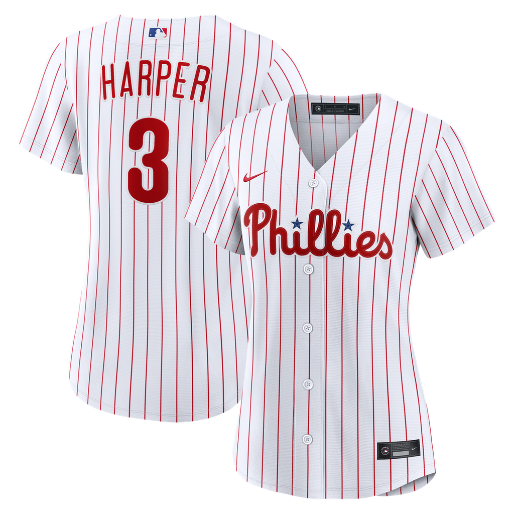 Philadelphia Phillies Bryce Harper Women's Home Replica Jersey | White