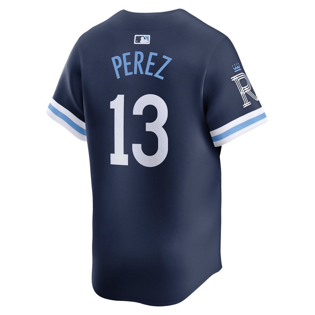 Kansas City Royals Salvador Perez City Connect Limited Jersey | Navy