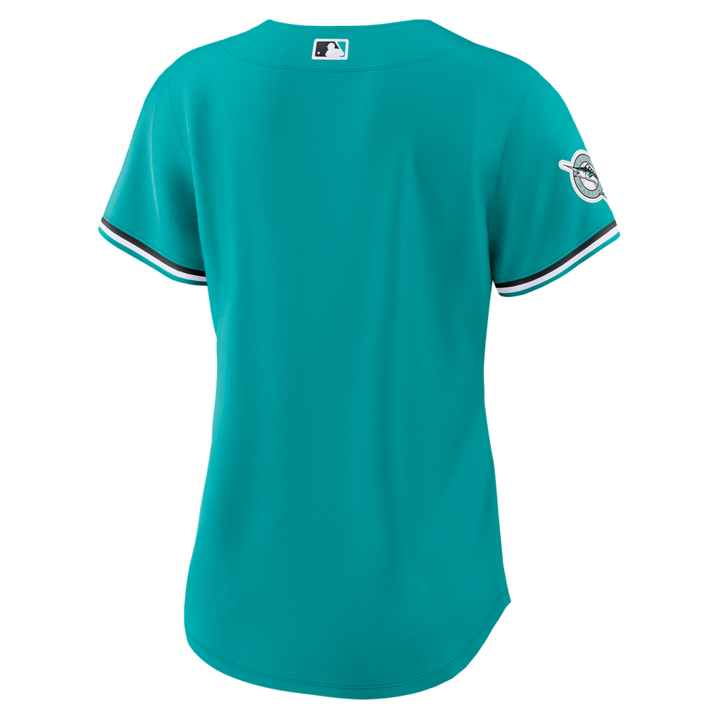 Miami Marlins Women's Alternate Stadium Jersey | Teal