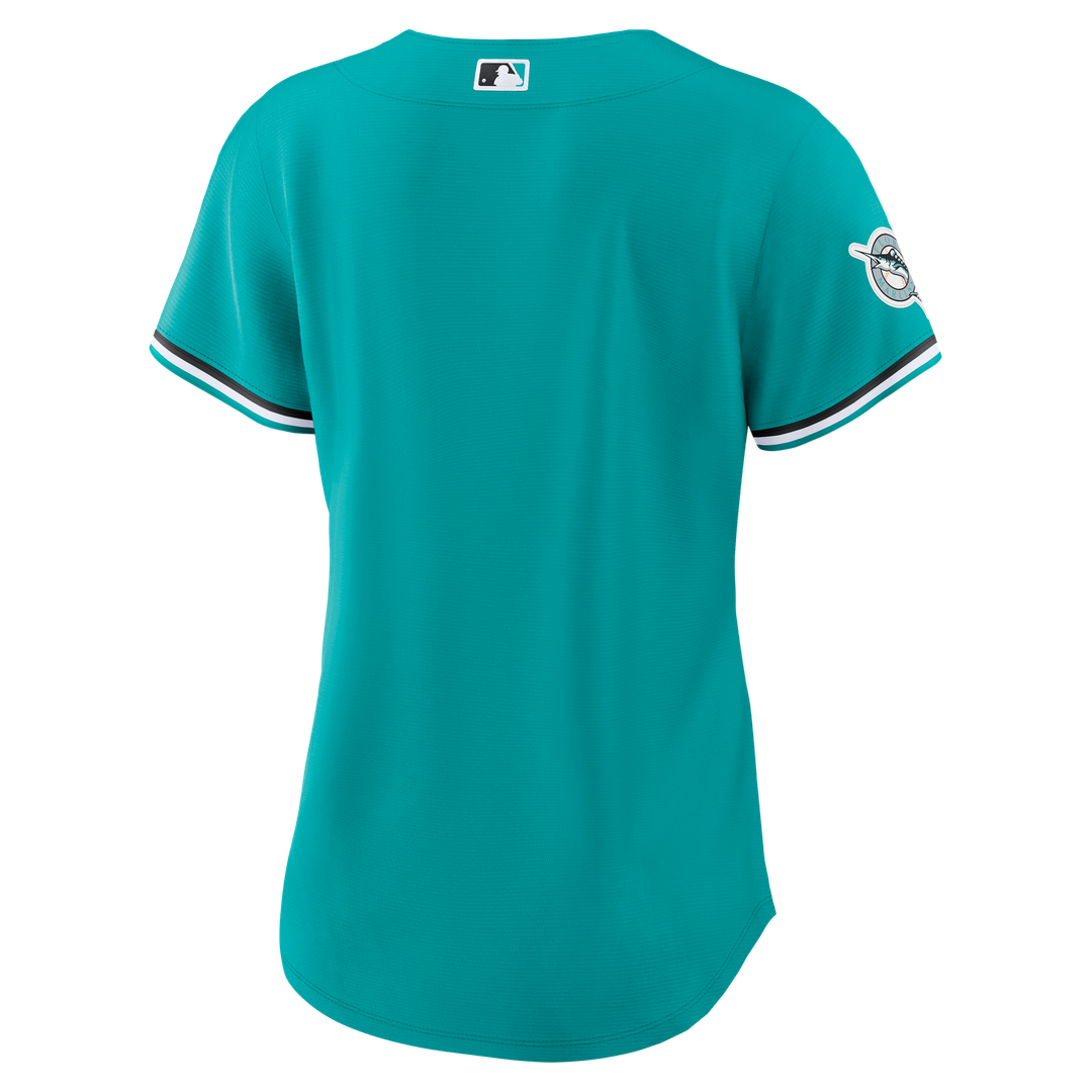 Miami Marlins Women's Alternate Stadium Jersey | Teal