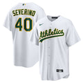 Athletics Luis Severino Home Replica Jersey | White