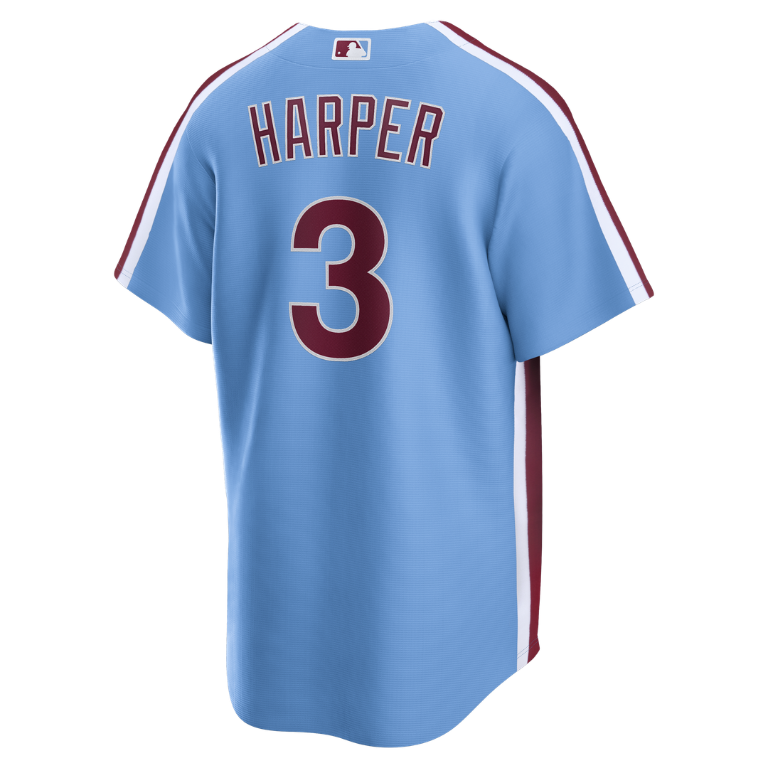 Philadelphia Phillies Bryce Harper Alternate Replica Jersey | Light Blue