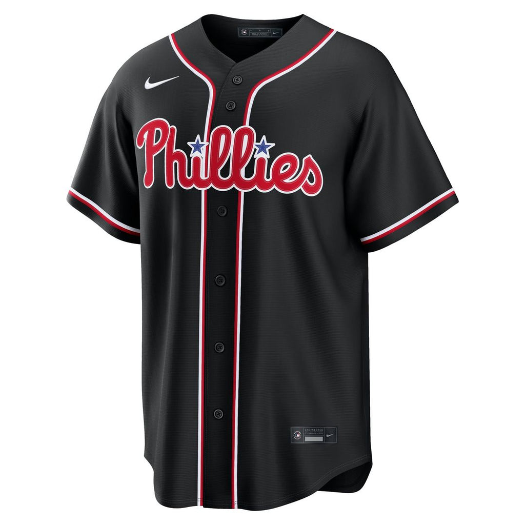 Philadelphia Phillies Fashion Replica Black Out Jersey