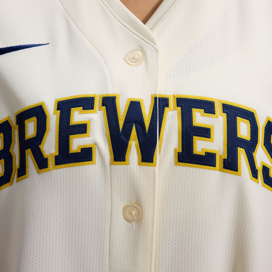 Milwaukee Brewers Women's Home Limited Jersey | Cream