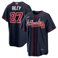 Atlanta Braves Austin Riley Alternate Replica Jersey | Navy