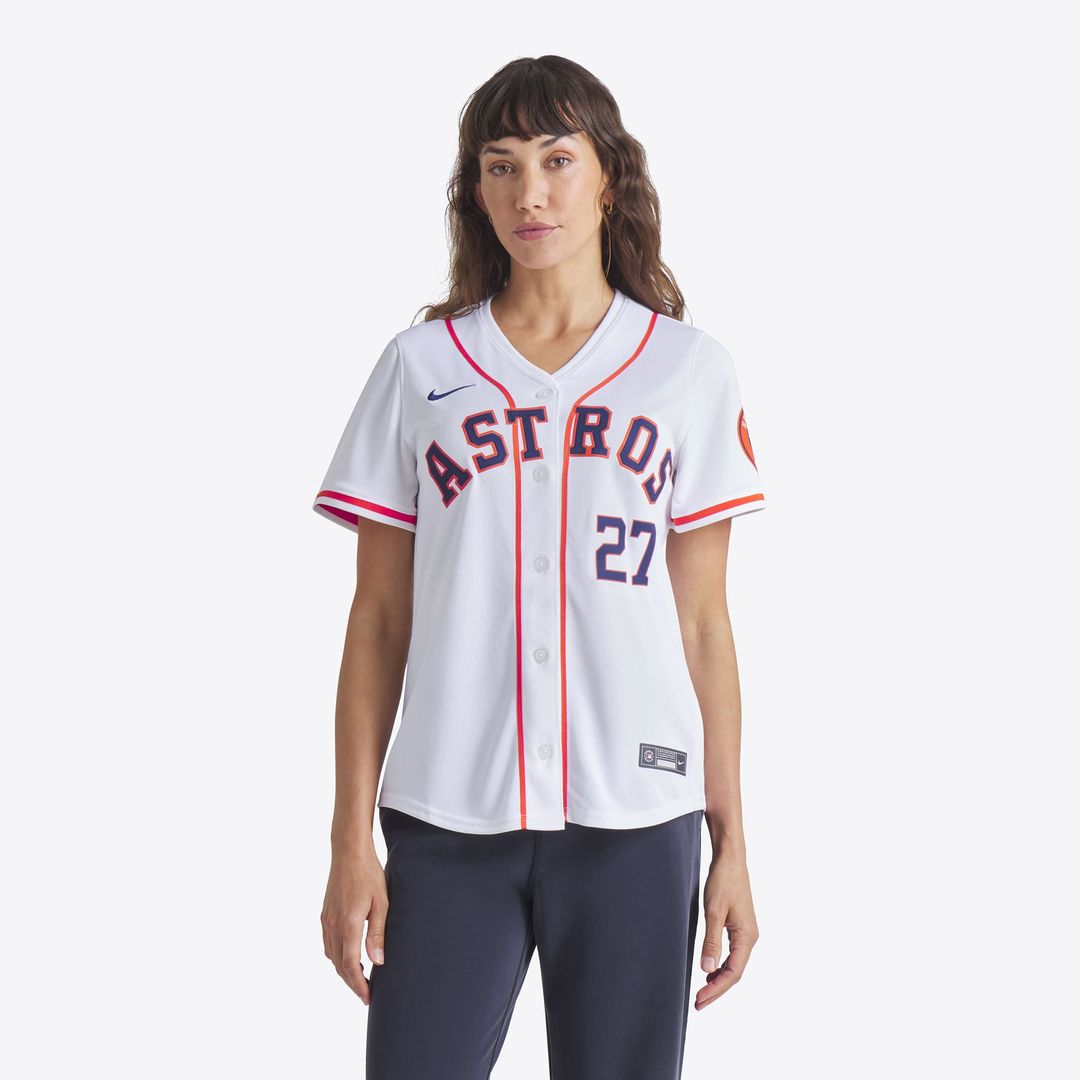 Houston Astros Jose Altuve Women's Home Limited Jersey | White