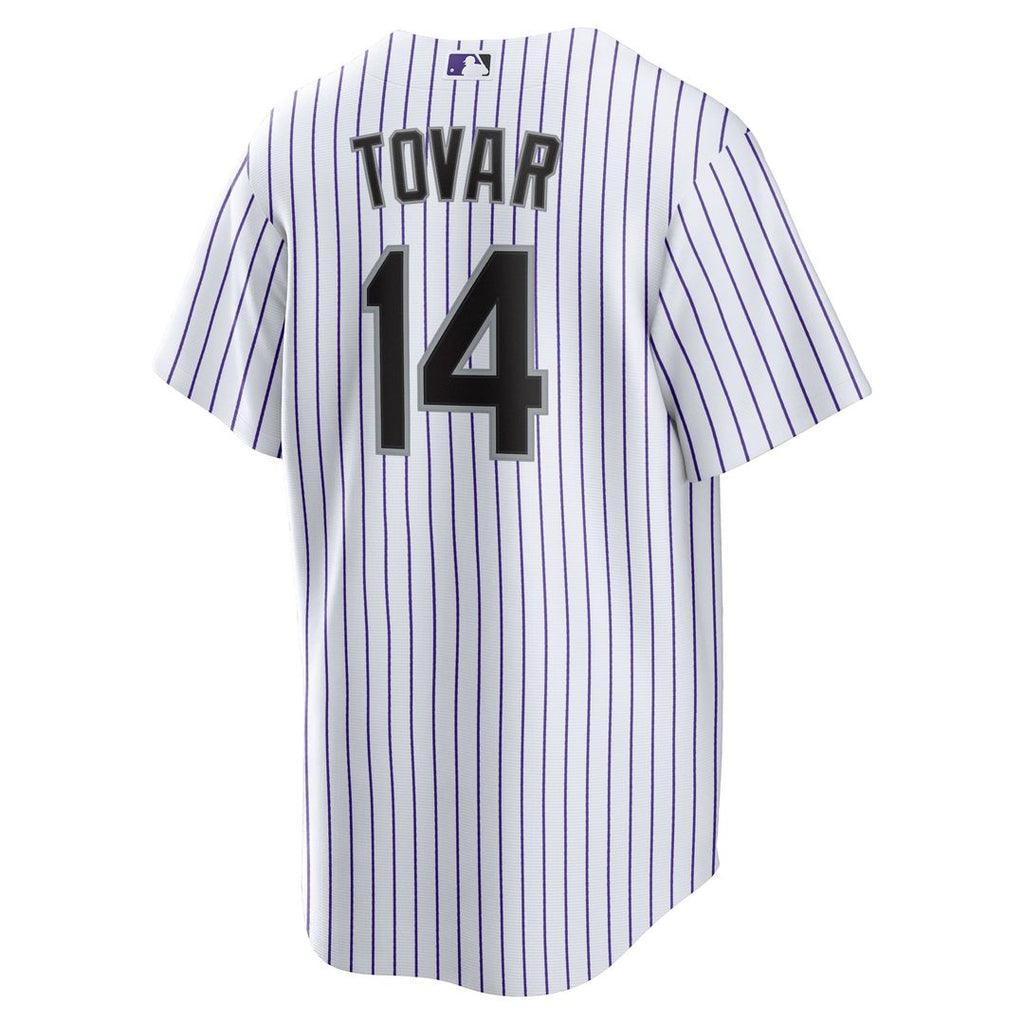 Colorado Rockies Ezequiel Tovar Home Replica Jersey | White