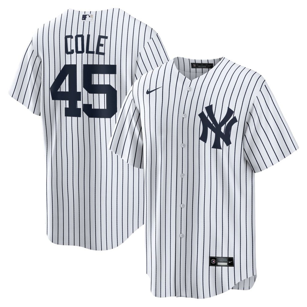 New York Yankees Gerrit Cole Home Replica Player Name Jersey | White
