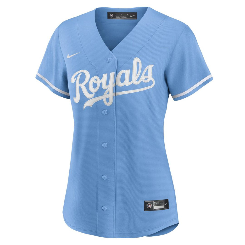 Kansas City Royals Women's Alternate Replica Team Logo Jersey | Light Blue