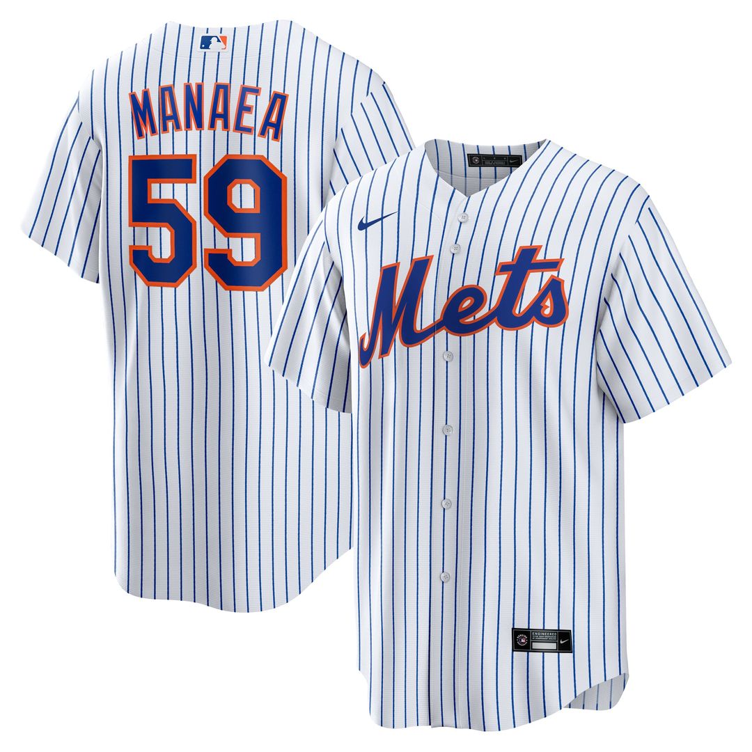 New York Mets Sean Manaea Home Replica Jersey | White