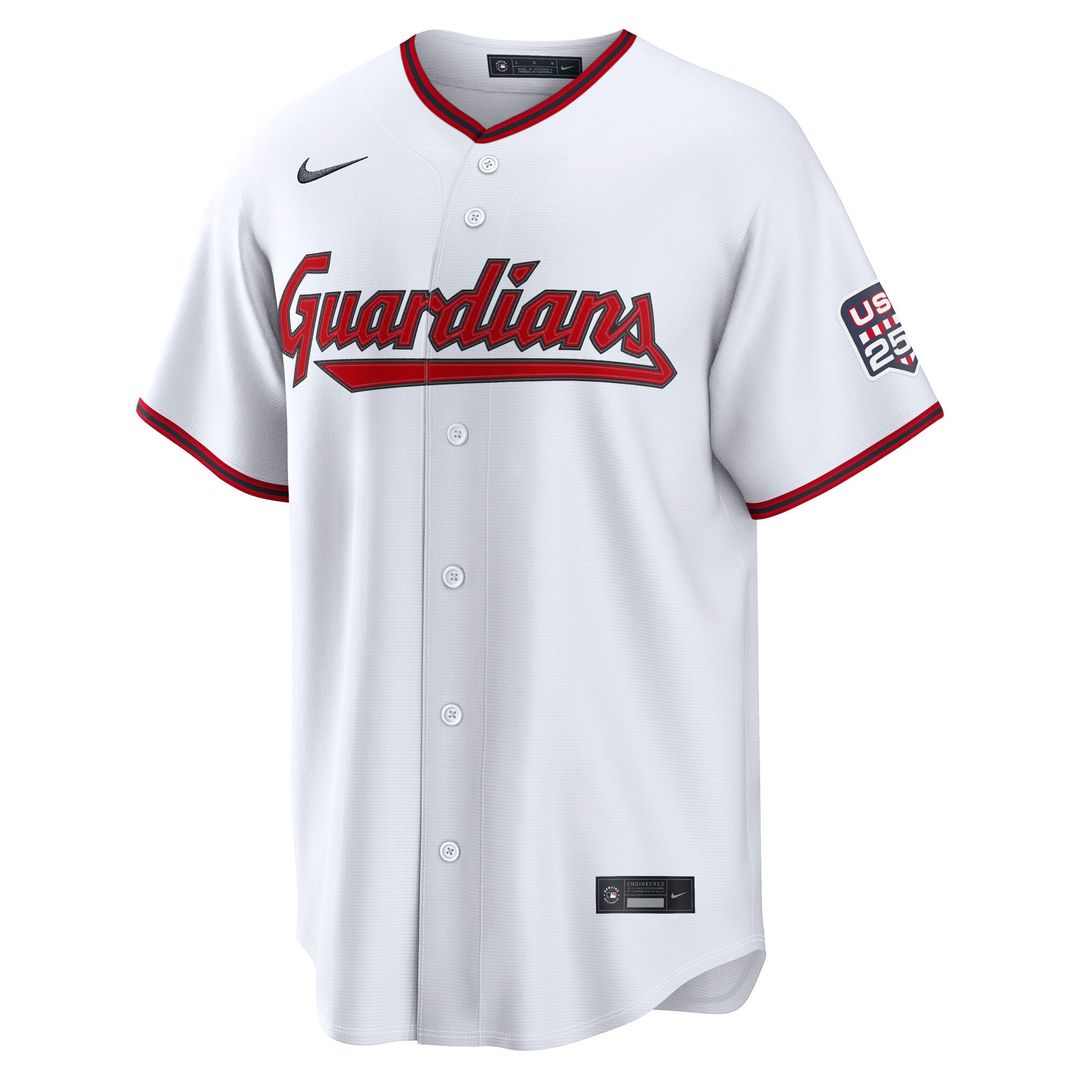 Cleveland Guardians José Ramírez USA 250 Fourth of July Home Stadium Jersey | White
