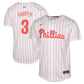 Philadelphia Phillies Bryce Harper Youth Limited Jersey | White