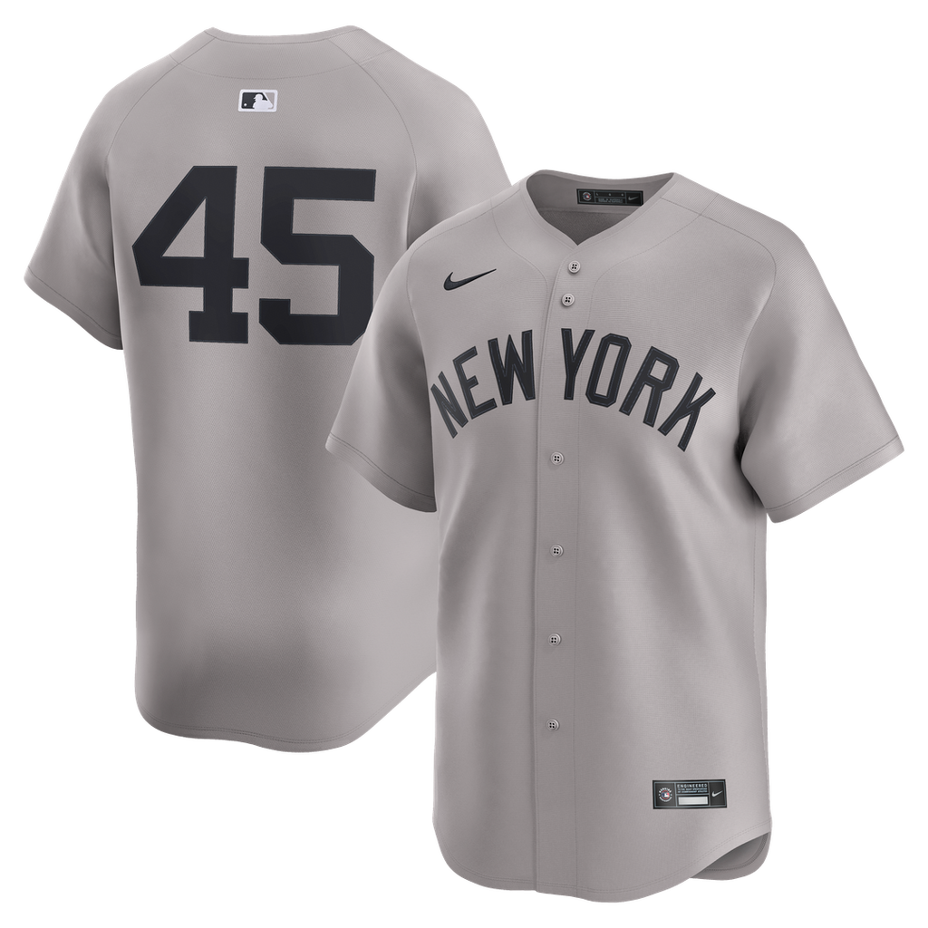 New York Yankees Gerrit Cole Road Limited Jersey | Gray