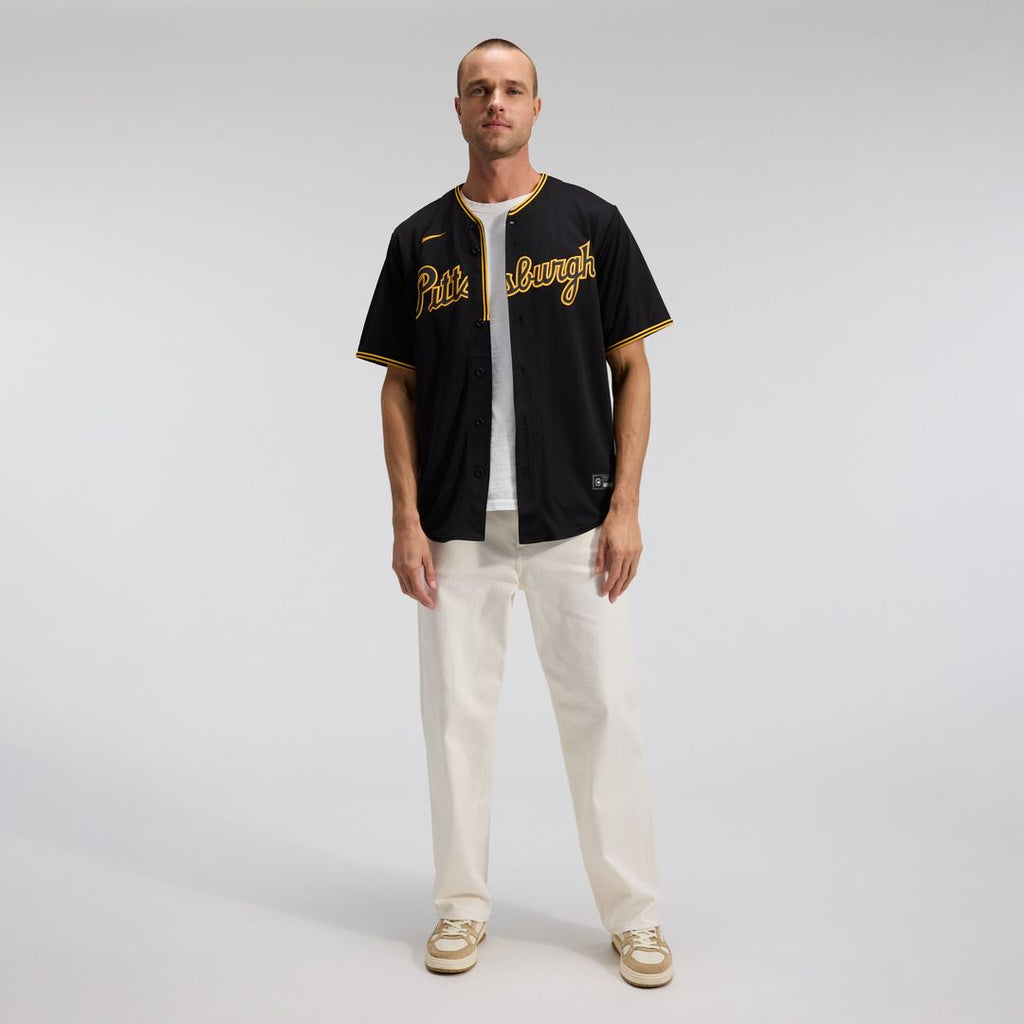 Pittsburgh Pirates Alternate Replica Team Jersey | Black