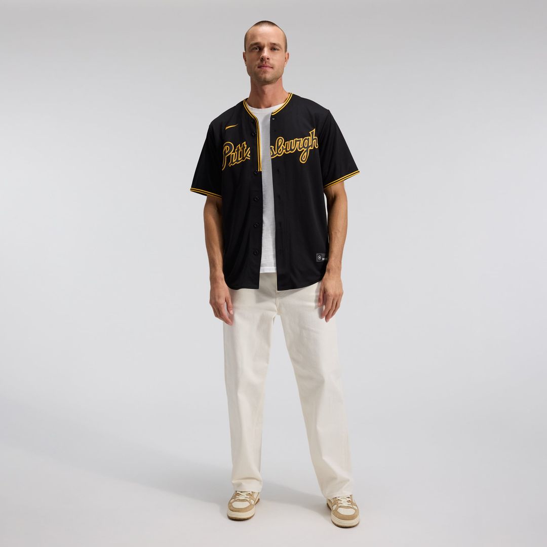 Pittsburgh Pirates Alternate Replica Team Jersey | Black