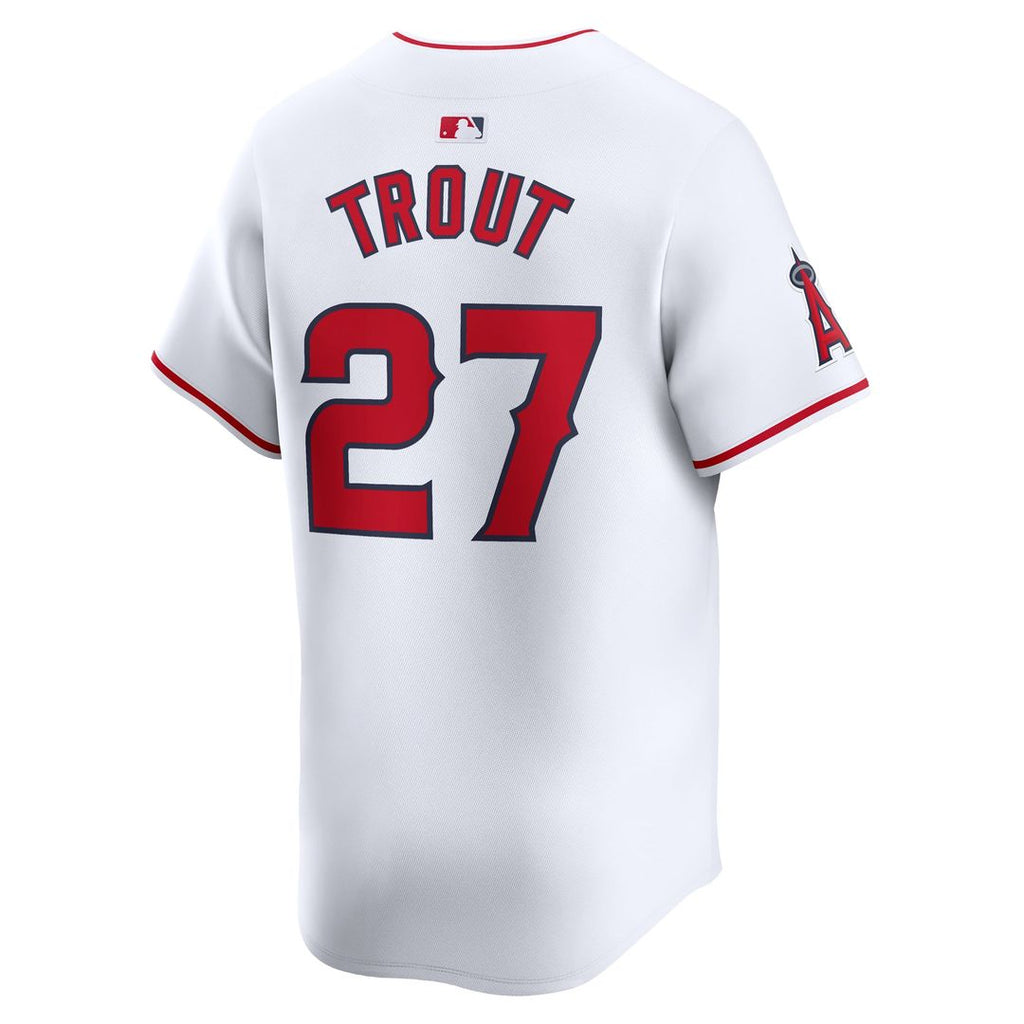 Los Angeles Angels Mike Trout Youth Home Limited Jersey | White