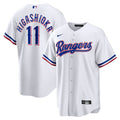 Texas Rangers Kyle Higashioka Home Replica Jersey | White