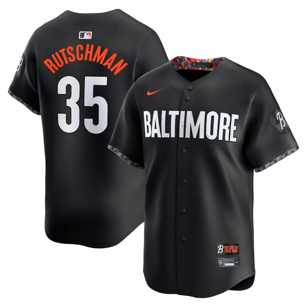 Baltimore Orioles Adley Rutschman City Connect Limited Jersey | Black