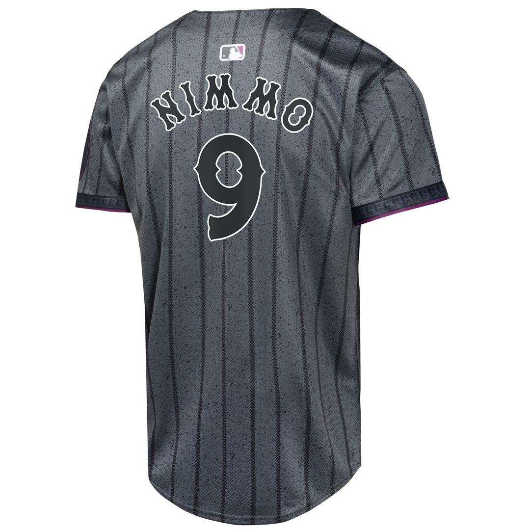 New York Mets Brandon Nimmo Youth 2024 City Connect Limited Jersey | Graphite