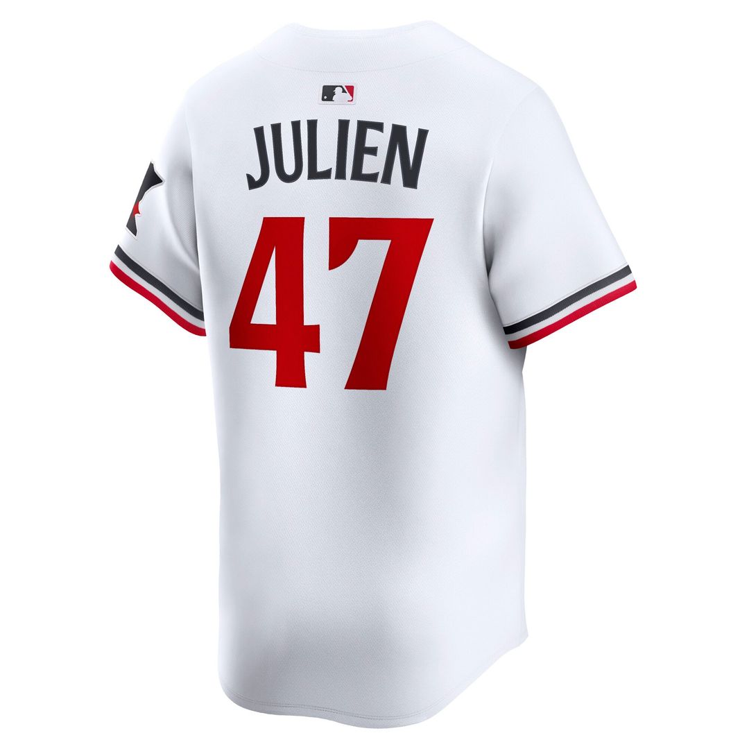Minnesota Twins Edouard Julien Home Limited Jersey | White